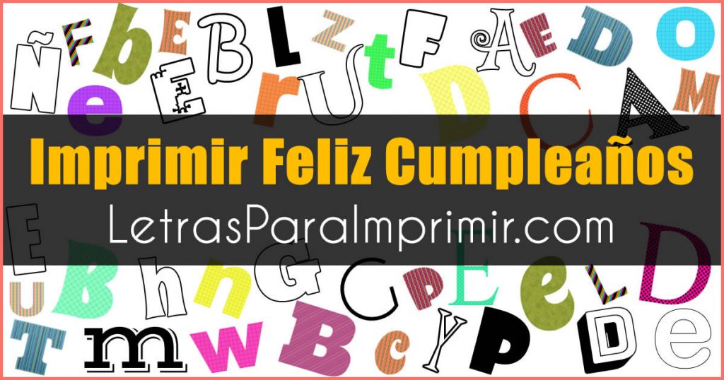 Featured image of post Letras Moldes De Feliz Cumplea os Decoraci n para tus tartas de cumplea os con la frase feliz cumple en fucsia brillante